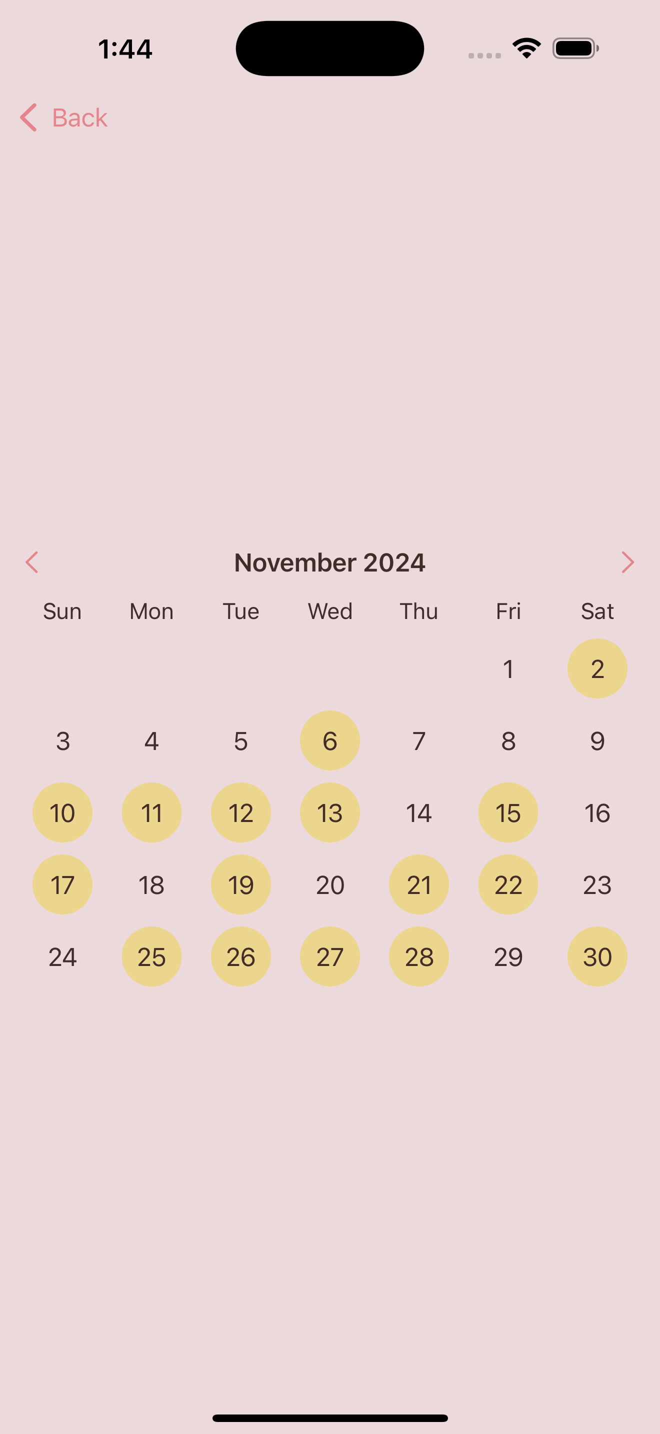 Track your usage across time